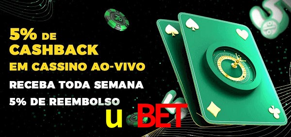 Promoções do cassino ao Vivo u bet
